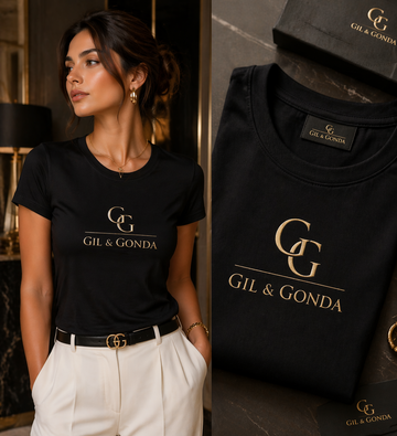 Gil &Gonda – Signature T-Shirt Black